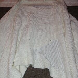 Maurices Poncho sweater with fringe size ONE SIZE